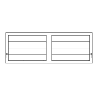 Jalousie louvered window for Hawaii ventilation by Coastal Windows